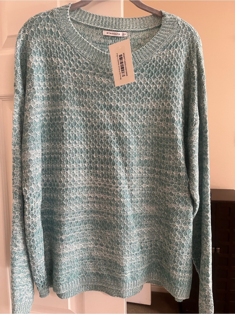 Staccato Knit Crewneck Sweater